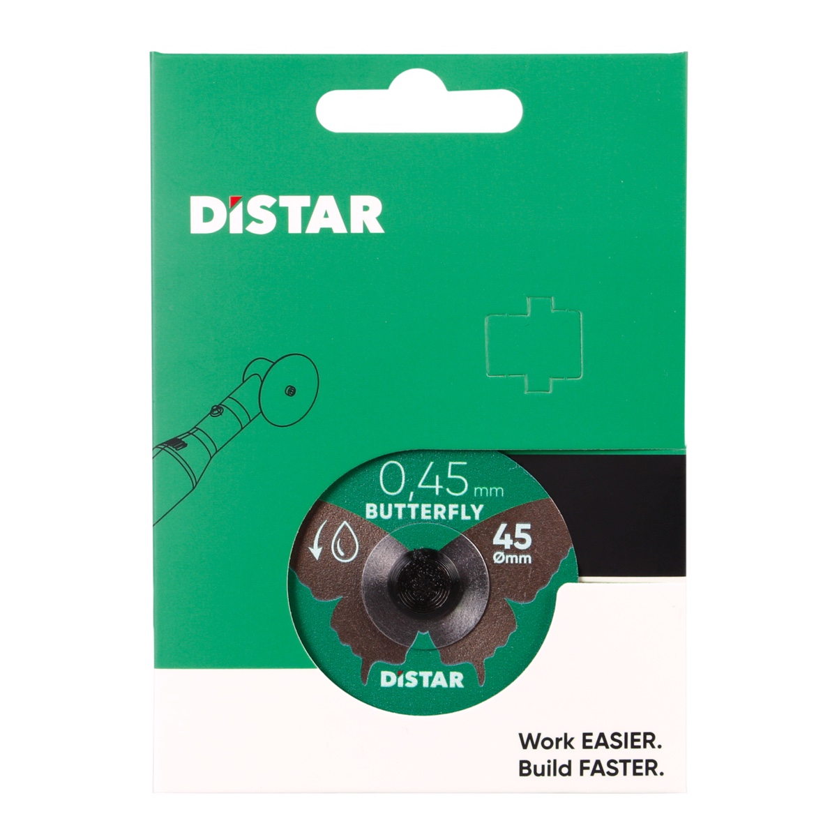 Disc diamantat 1A1R Butterfly d45x0,45x5,8 mm
