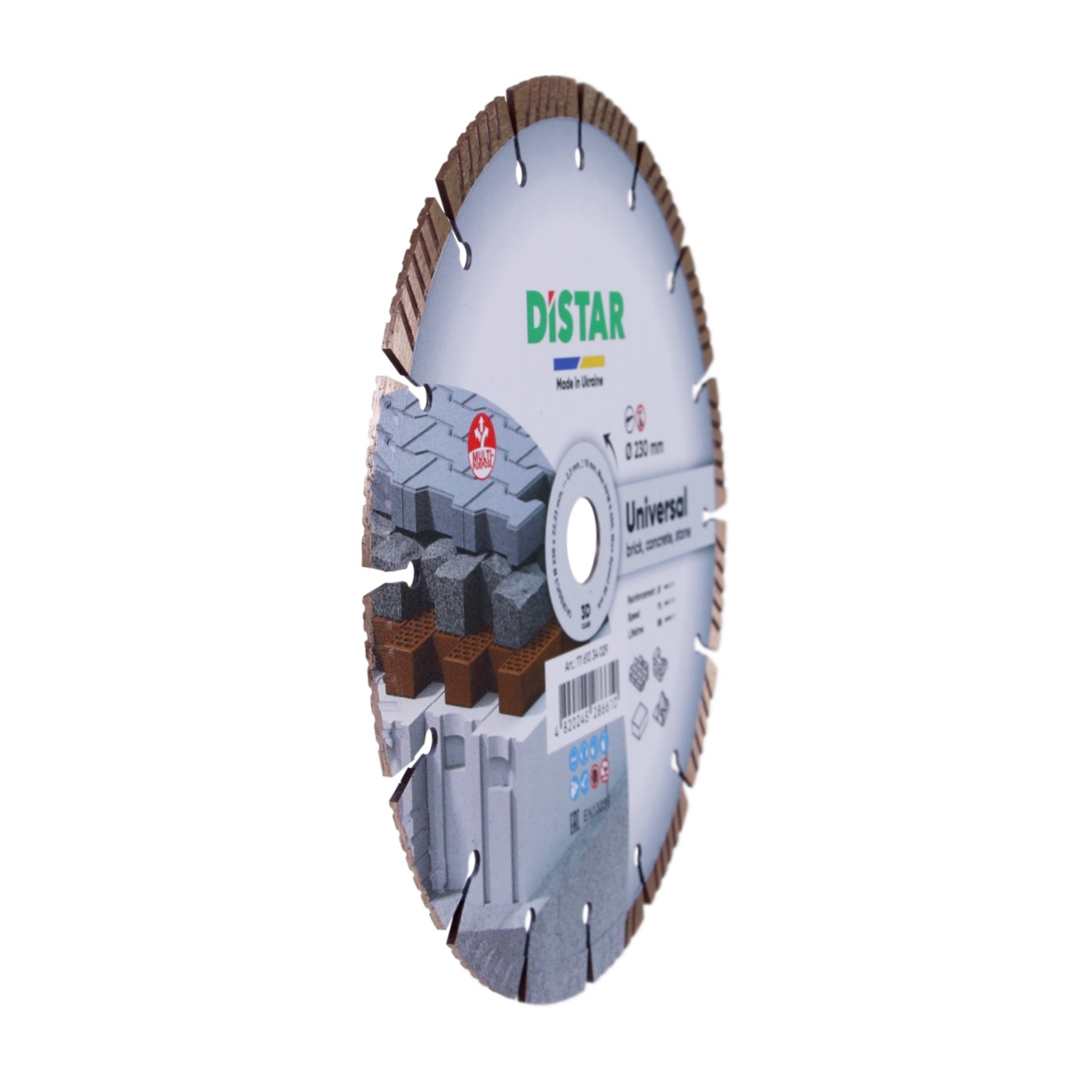 Disc diamantat 1A1RSS/C3-H d230x2,3/1,5x10x22,23-16 Universal