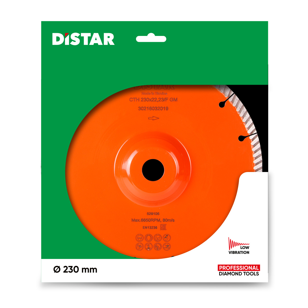 Disc diamantat Turbo CTH 230x22,23/F GM Laser