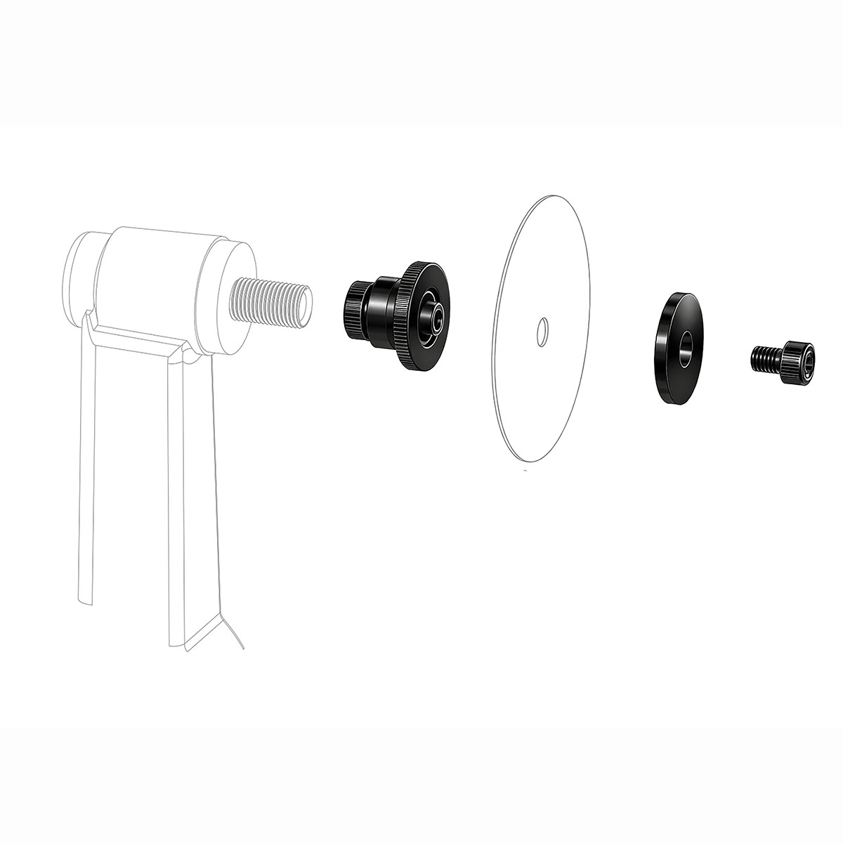 Adaptor p/u masini de gravat set Support d19x d5.8/9.6