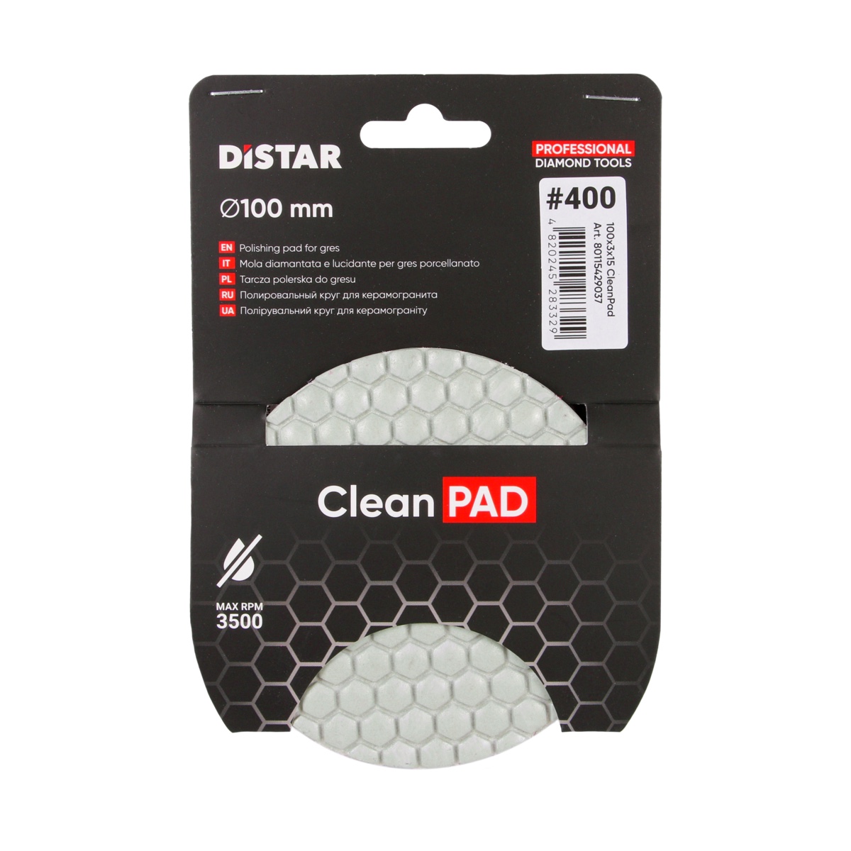 Cerc lustruire CleanPAD d100*3*15 №400