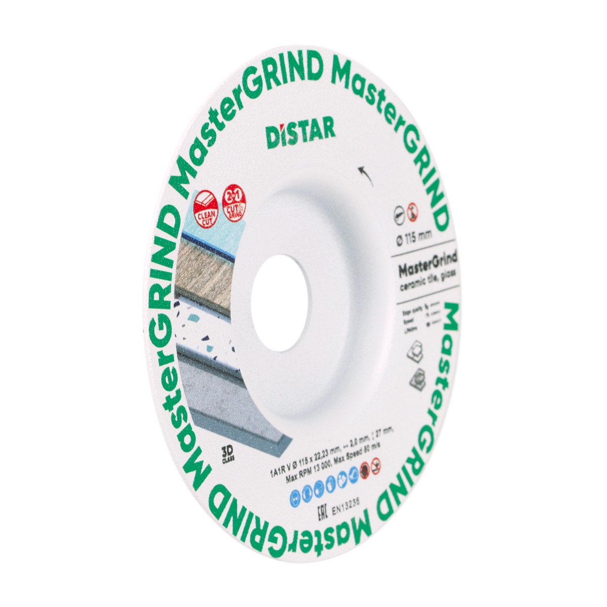 Disc diamantat 1A1R-V MasterGRIND d115x22,23 mm