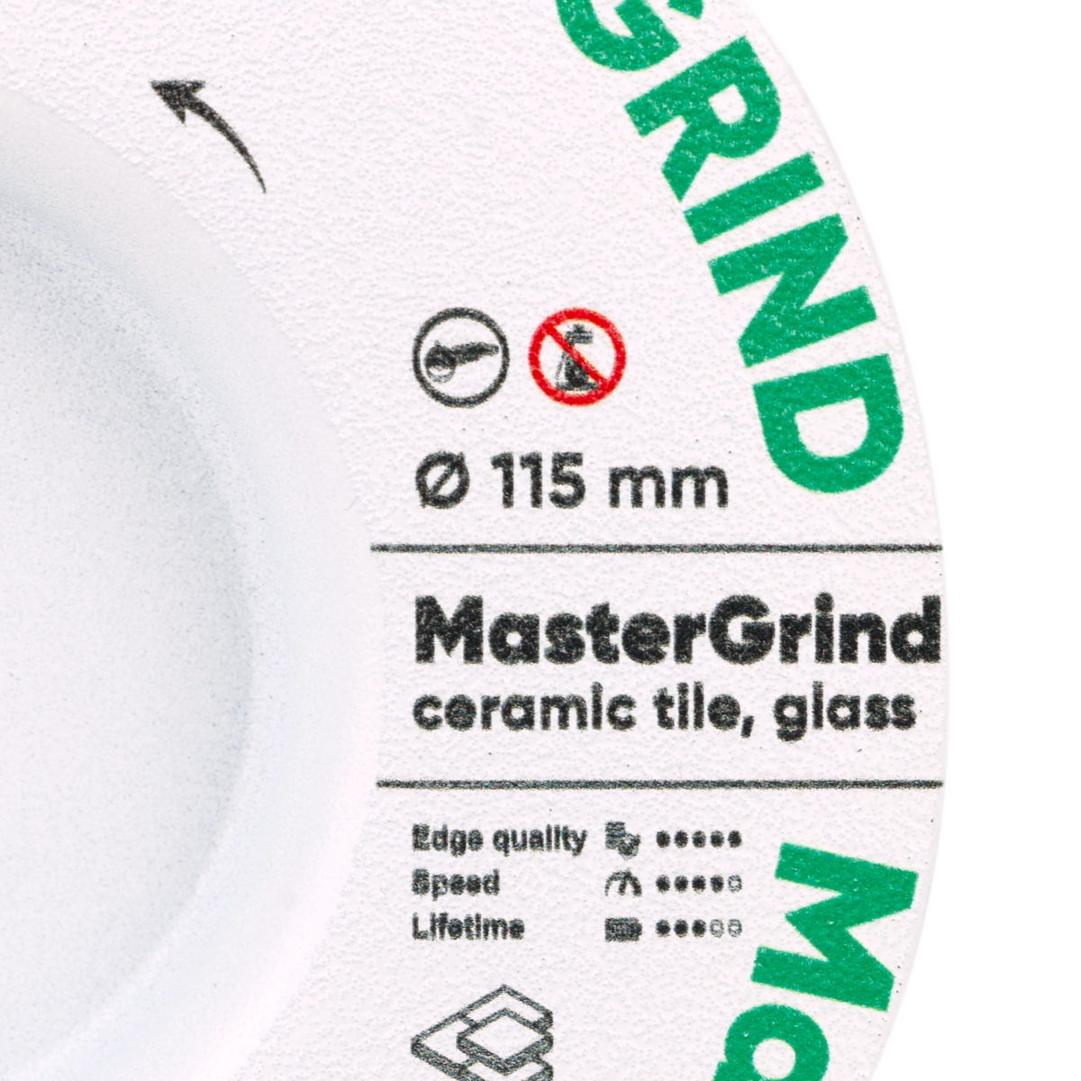 Disc diamantat 1A1R-V MasterGRIND d115x22,23 mm