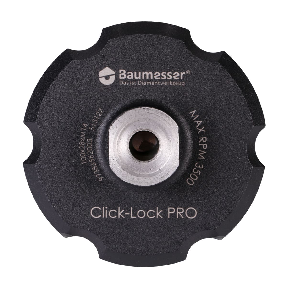 Dispozitiv magnetic slefuire Baumesser Click-Lock PRO d100xM14