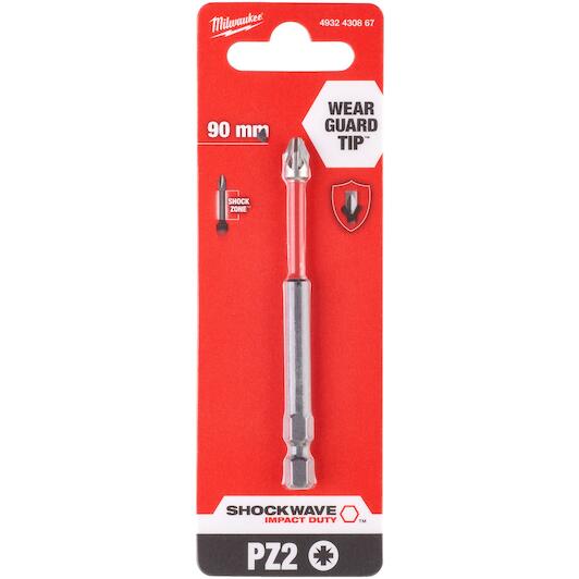 Capete de insurubat MILWAUKEE PZ2 90mm SHOCKWAVE Impact Duty