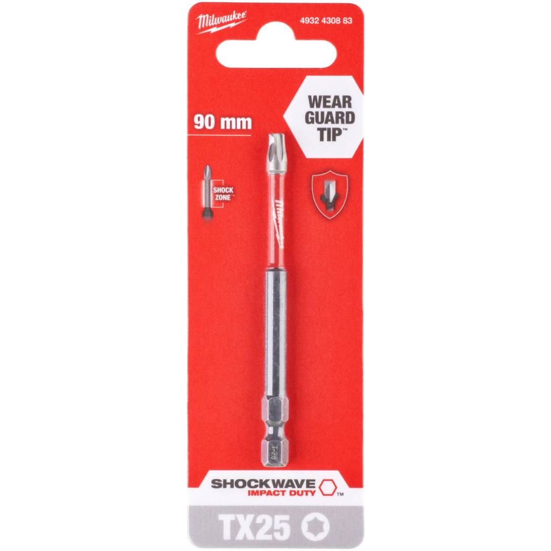 Capete de insurubat MILWAUKEE TX25 x 90mm