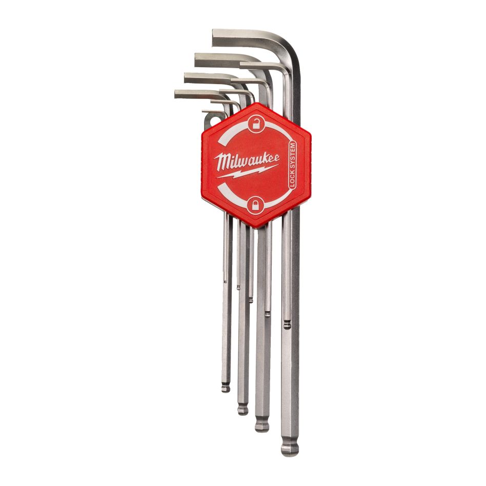 Set 9 bucți cheie imbus HEX Milwaukee 4932478621