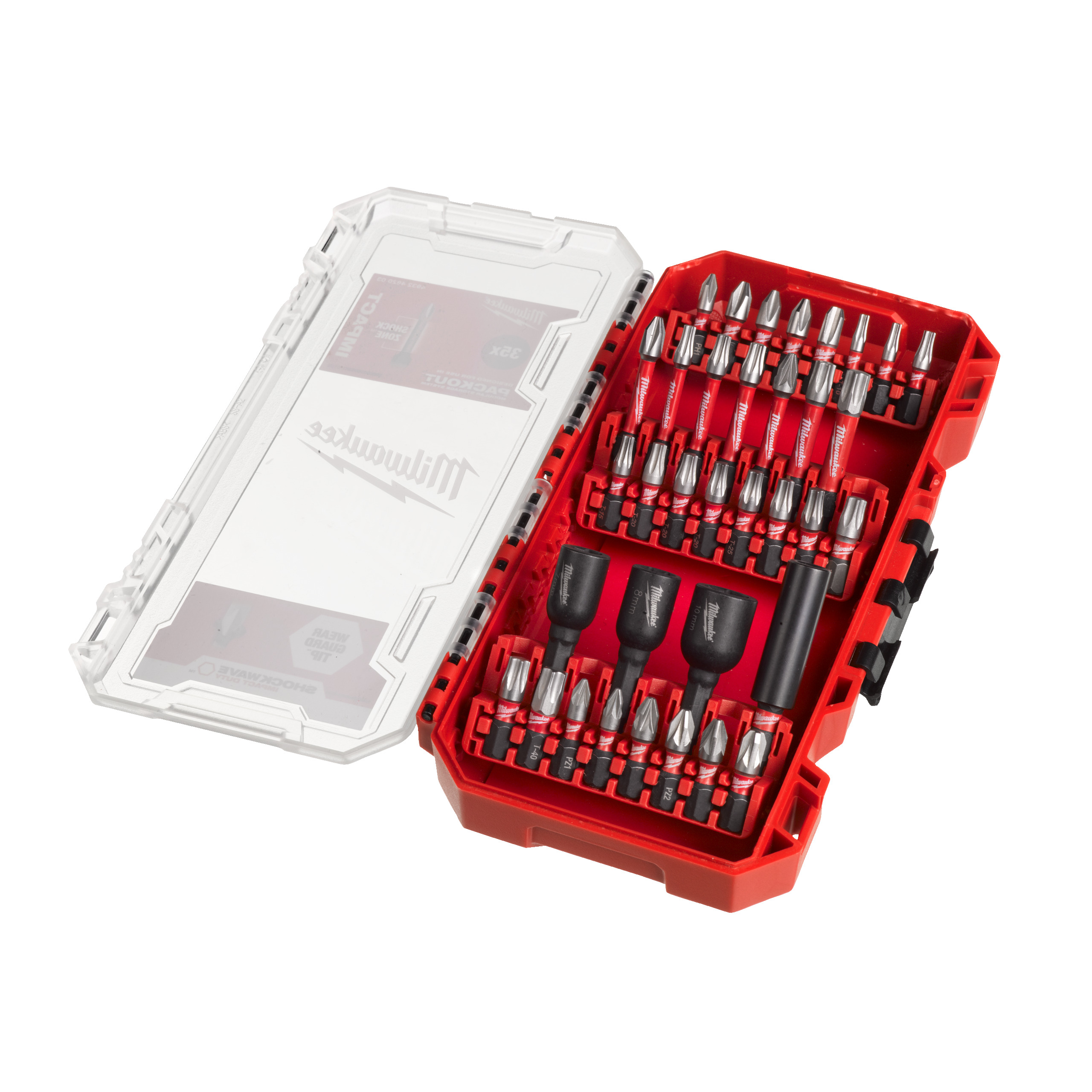 Set capete de insurubat Milwaukee SHOCKWAVE IMPACT DUTY 35 pcs