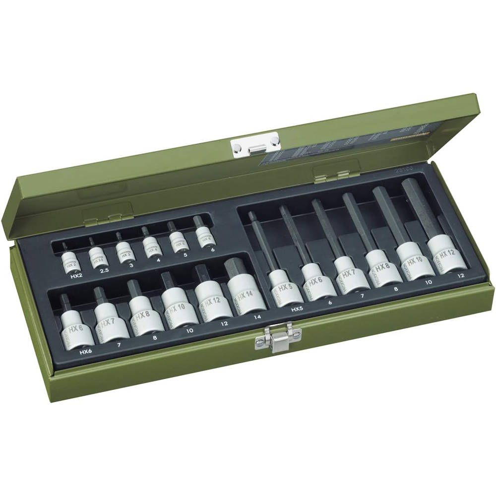 Trusa chei HEX de 18 piese