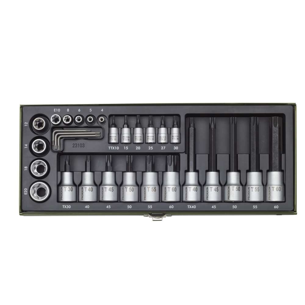 Trusa TORX-uri 1/4" si 1/2", 29 de piese