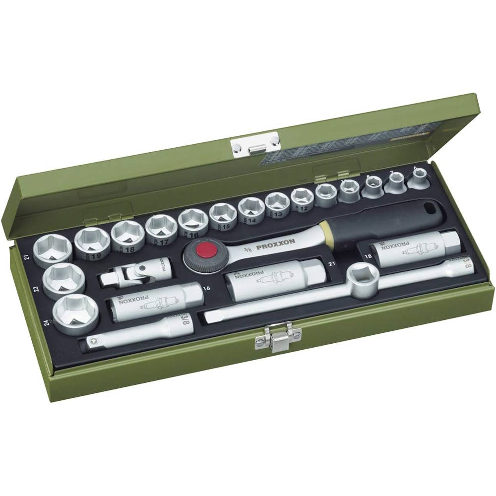 Trusa de tubulare de 3/8" 24 de piese