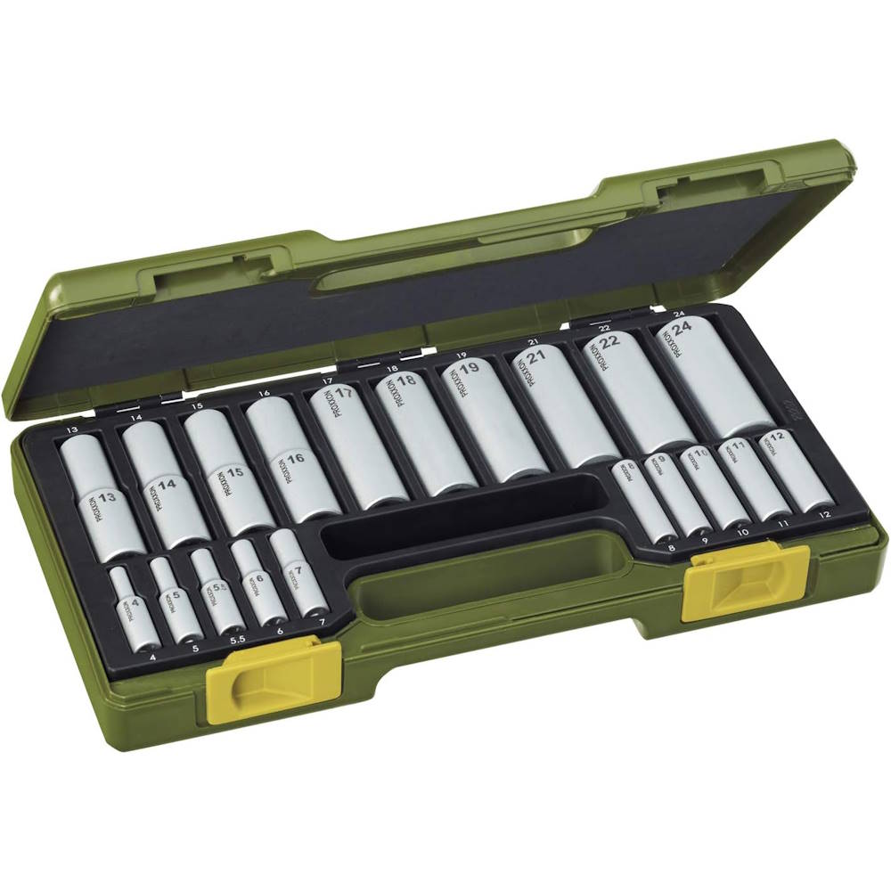 Trusa tubulare lungi, 1/2", 1/4", 20 piese