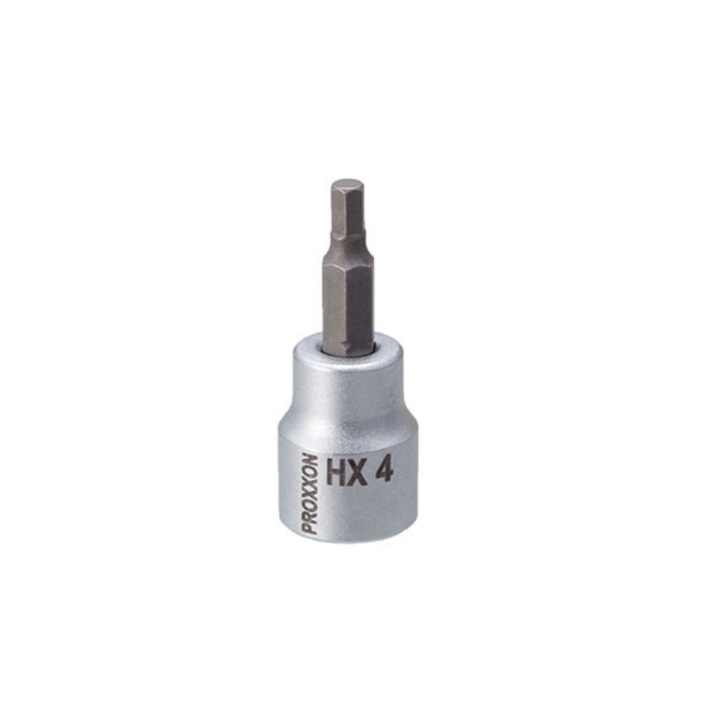 Cheie HEX 4mm scurta, prindere 3/8", 50mm