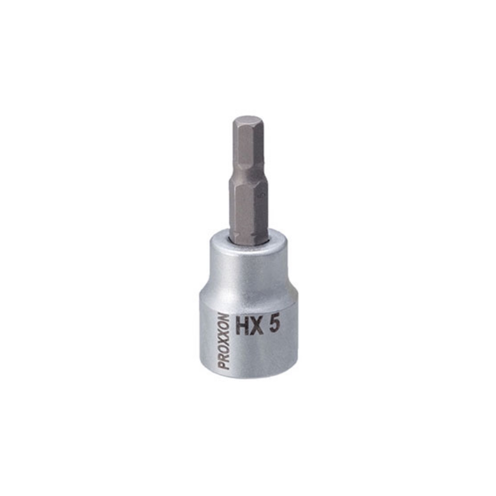 Cheie HEX 5mm scurta, prindere 3/8", 50mm