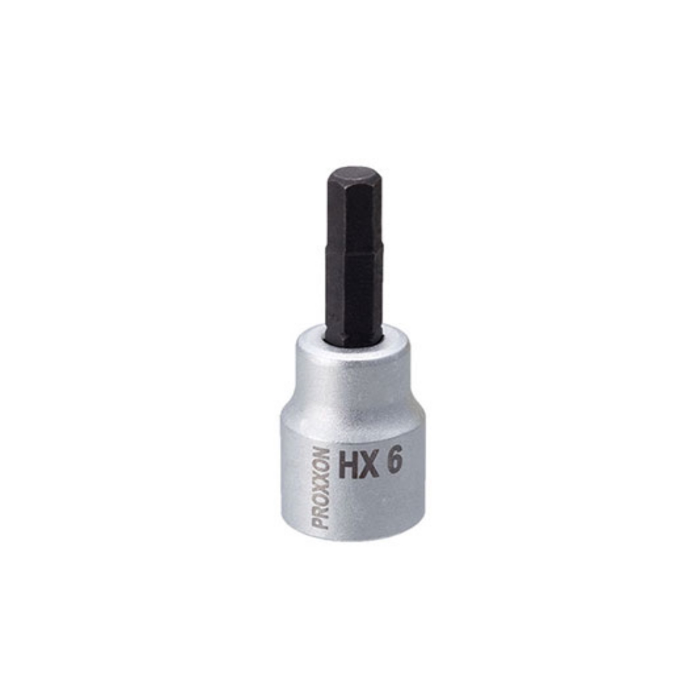 Cheie HEX 6mm scurta, prindere 3/8", 50mm