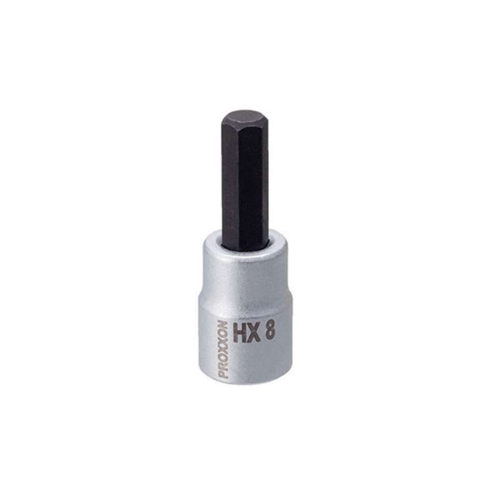 Cheie HEX 8mm scurta, prindere 3/8", 50mm