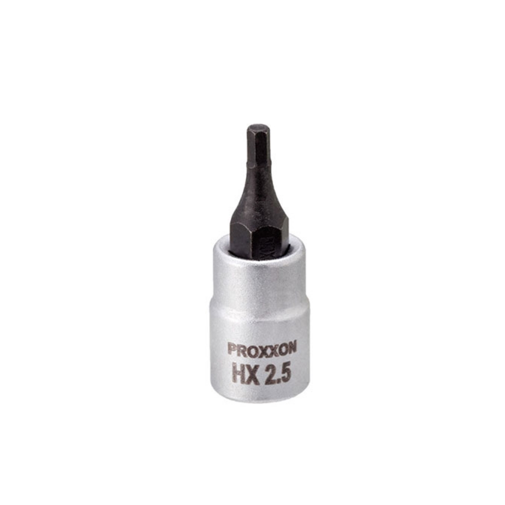 Cheie HEX 2.5mm scurta, prindere 1/4", 33mm