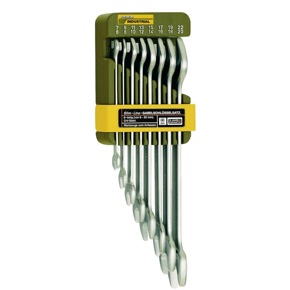 Set de 8 chei fixe SlimLine 6-22mm