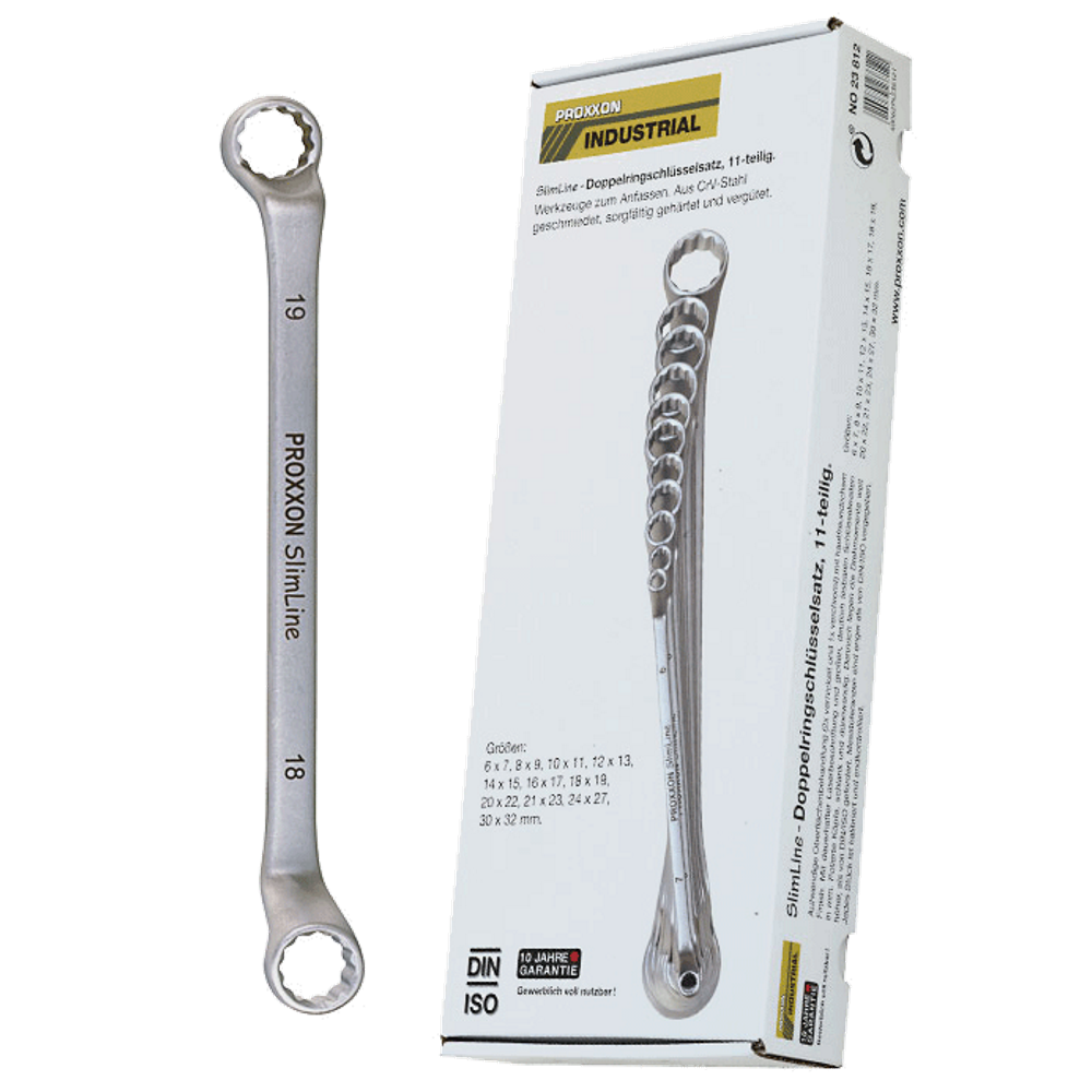 Set 11 chei inelare cu cot SlimLine, 6-32mm