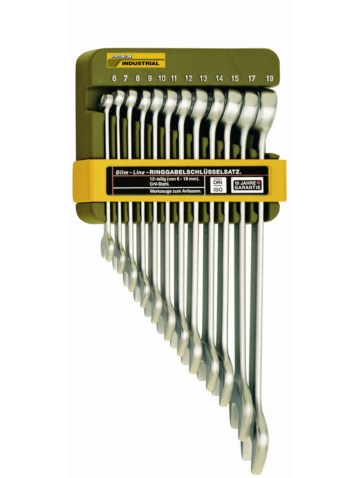 Set 12 chei combinate SlimLine 6-19mm