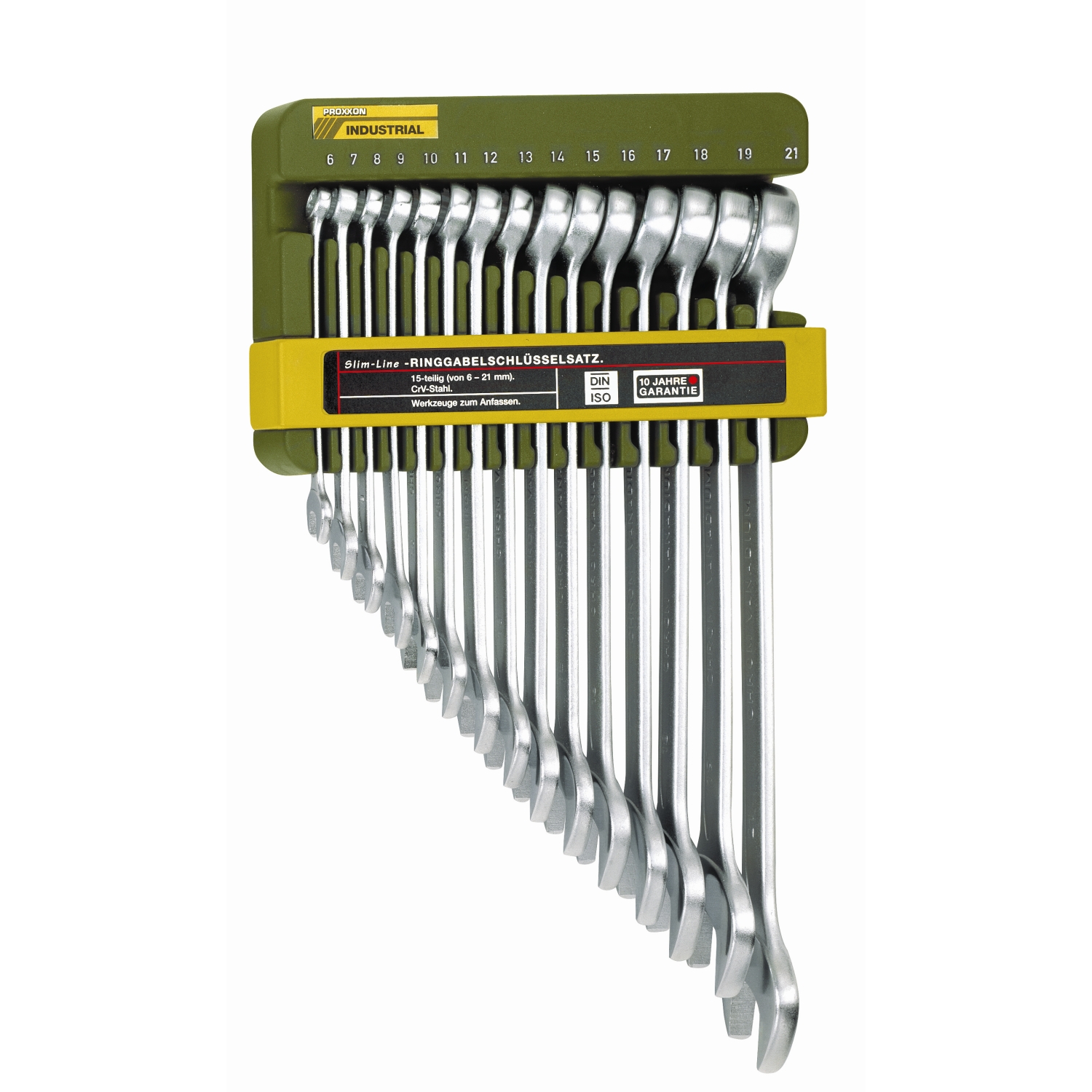Set 15 chei combinate SlimLine 6-21mm
