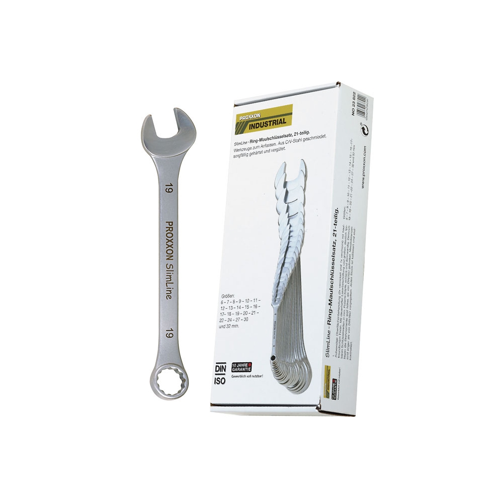 Set 21 chei combinate SlimLine 6-32mm