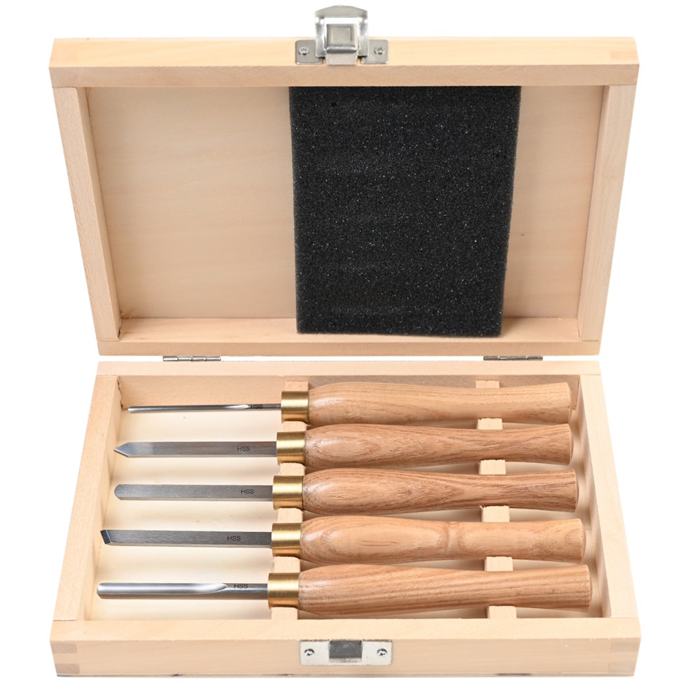 Set cinci cutite ptr. strungul de lemn DB 250