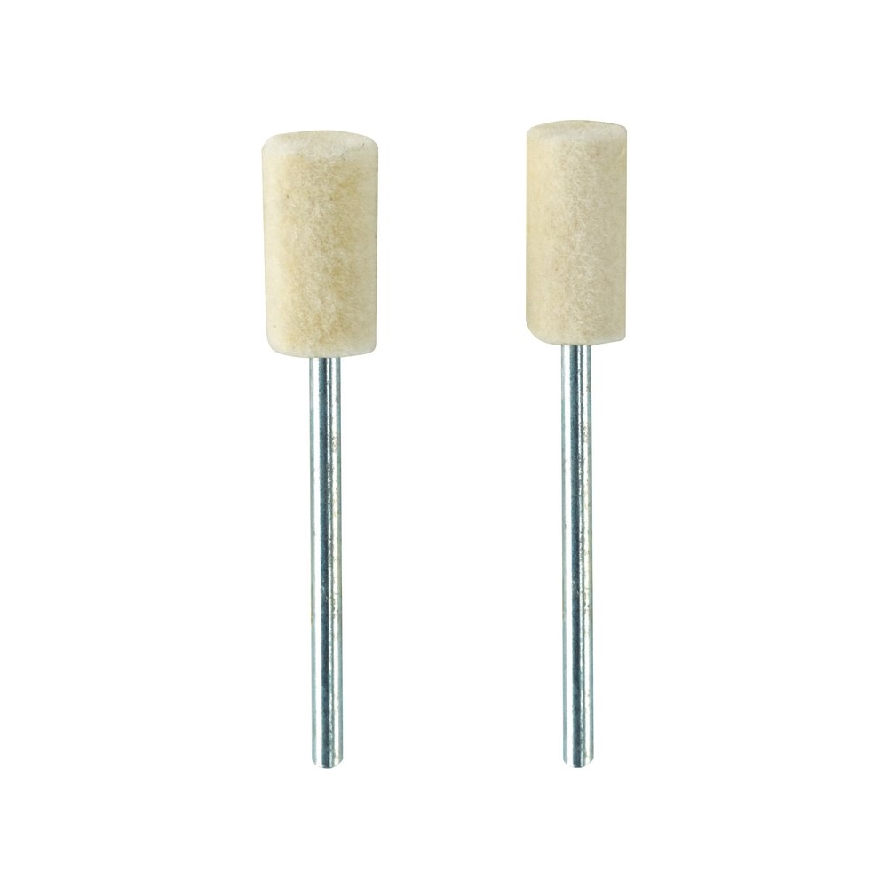 Accesorii cu varf cilindric pentru lustruire, din pasla, 7mm