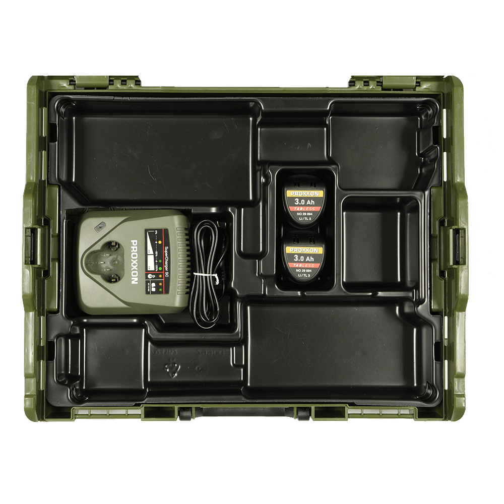 Set basic LBX/TL3, sistem L-BOXX cu 2 acumulatori Li/TL3 si incarcator SuperCharger SC