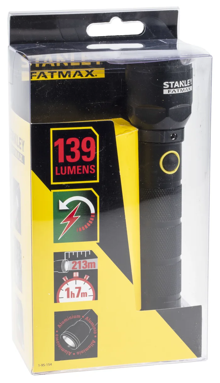 Lanterna Aluminium Torch Rechargeable 1-95-154