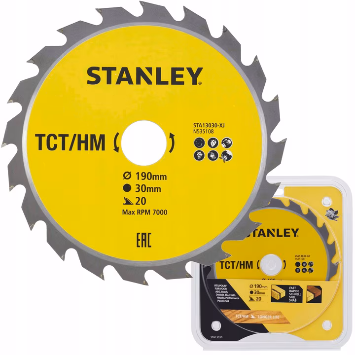 Disc fierastrau circular d190x30x20T STA13030