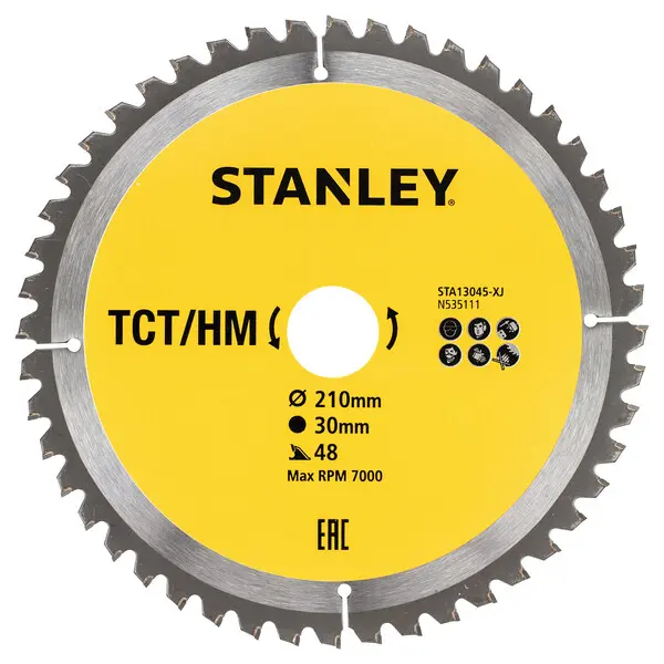 Disc fierastrau circular d210x30x48T STA13045