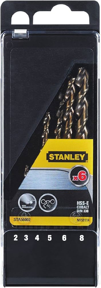 Set burghie metal 2-8mm 6buc STA56002