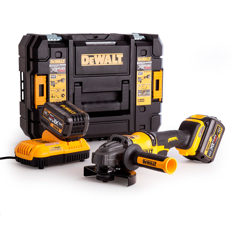 Polizor drept cu acumulator DeWALT DCG414T2
