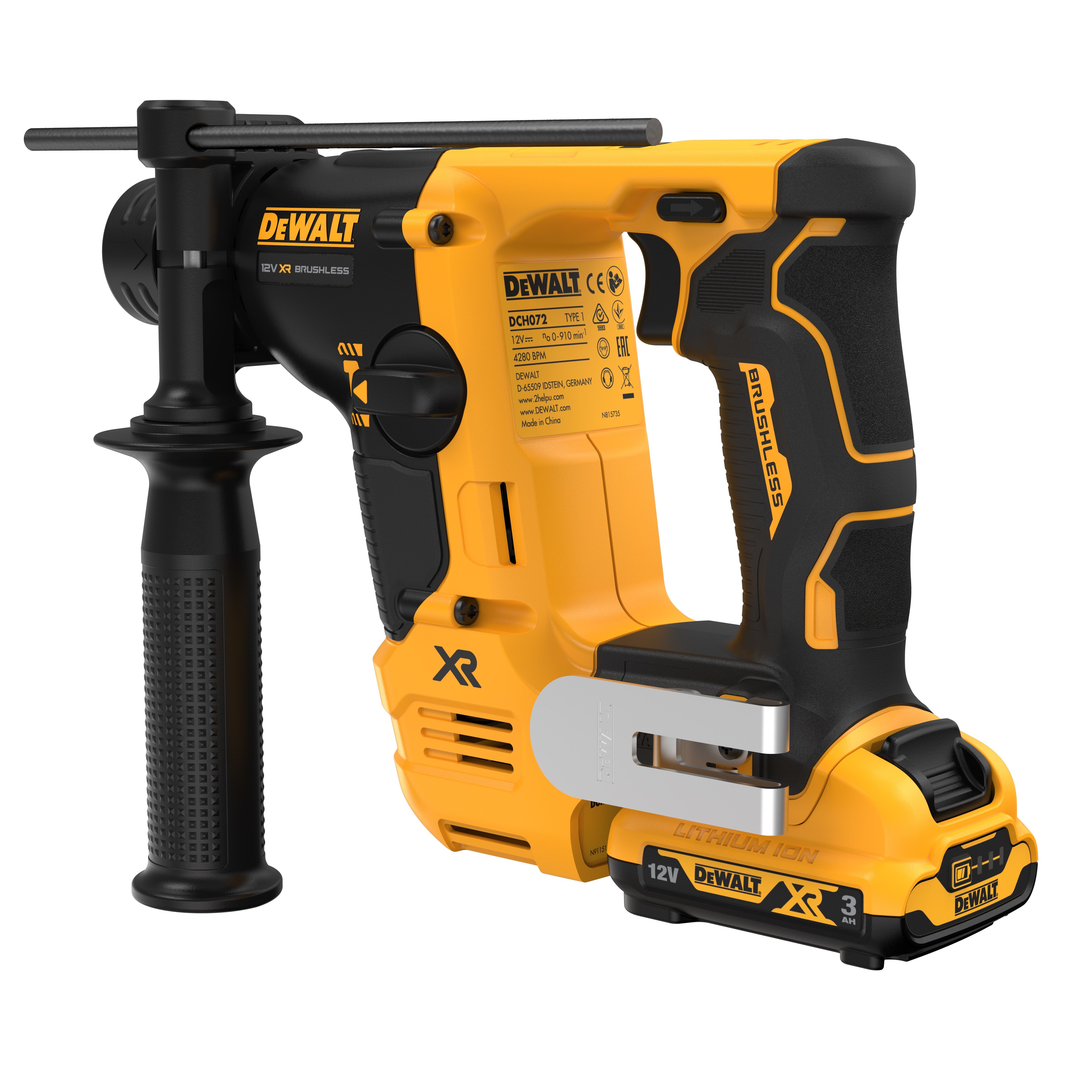 Ciocan rotopercutor cu acumulator DeWALT DCH072L2-QW