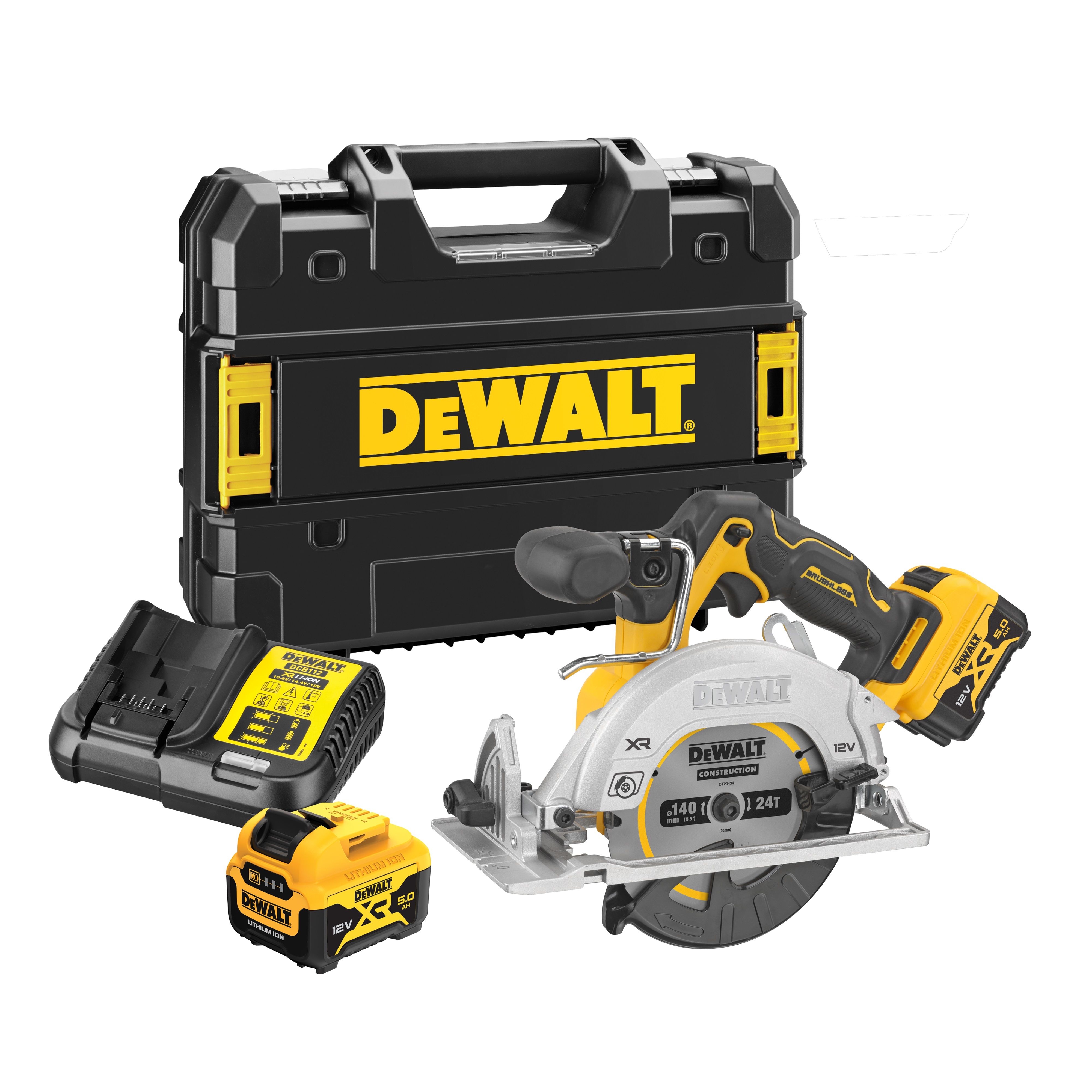 Ferestrau ciurcular DeWALT DCS512P2