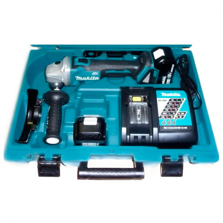 Polizor unghiular cu acumulator Makita DGA504RFE